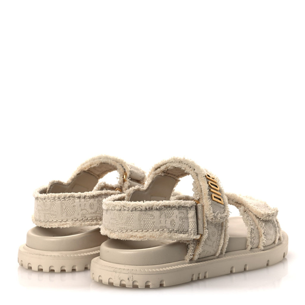 Cotton Dioract 10mm Sandals 36 Natural