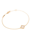18K Yellow Gold Mother of Pearl Sweet Alhambra Bracelet
