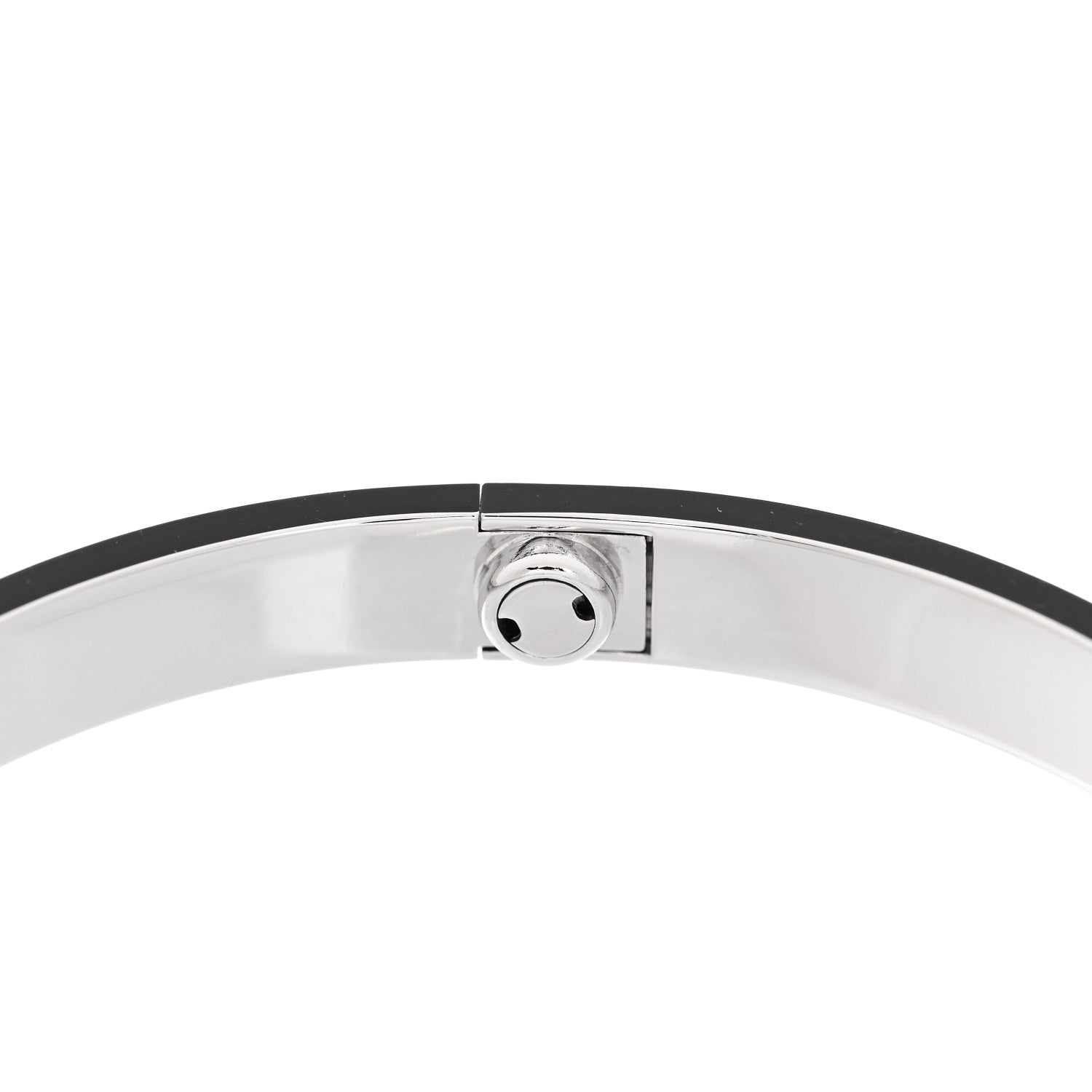 18K White Gold 4 Diamond LOVE Bracelet 19