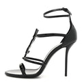 Patent Cassandra 100 Ankle Strap Sandals 39.5 Black