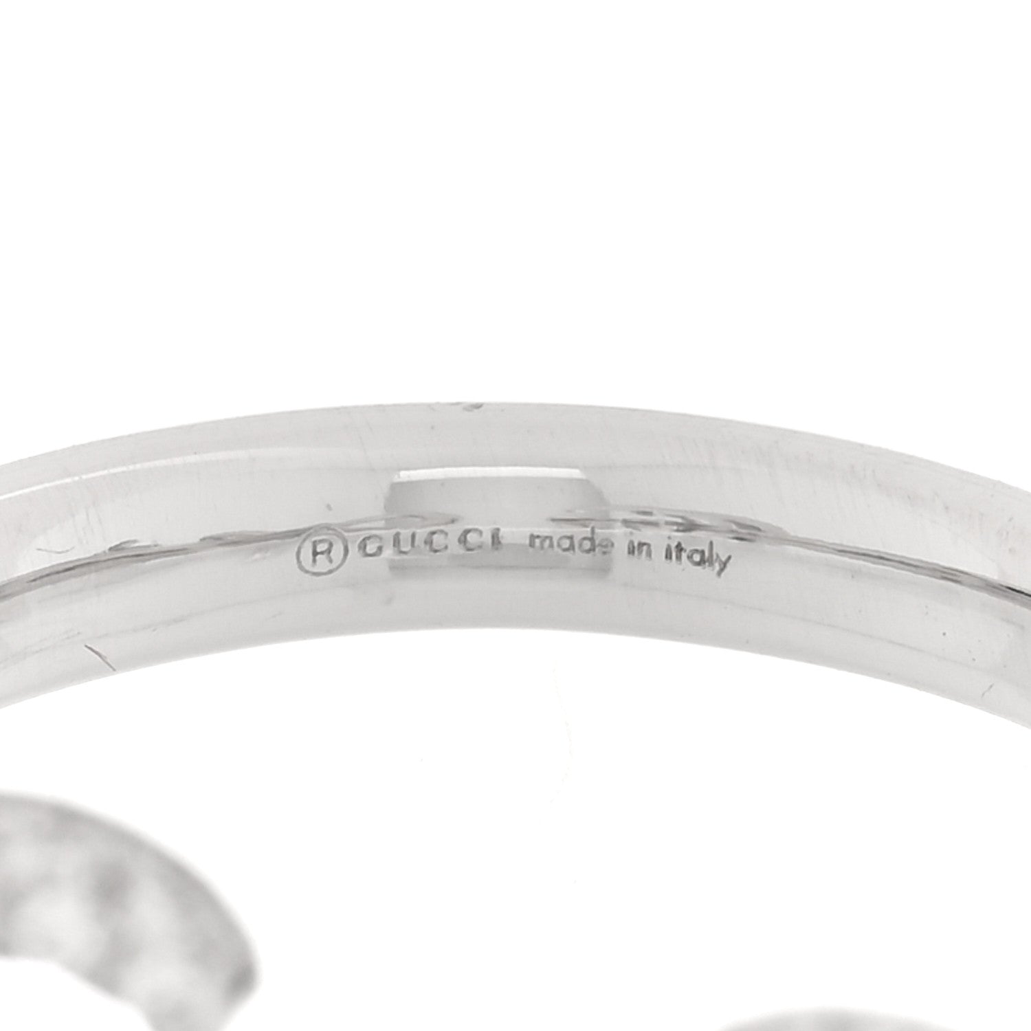 18K White Gold Diamond Flora Bow Flower Ring M