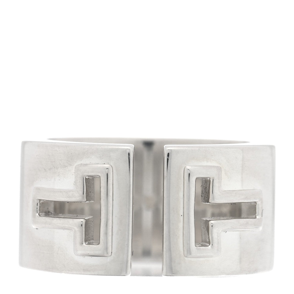 Sterling Silver T Cutout Ring 50 5.25