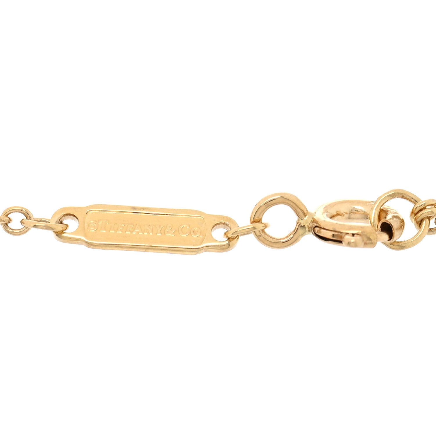 18K Yellow Gold Sterling Silver Return to Tiffany Love Bugs Daisy Bracelet