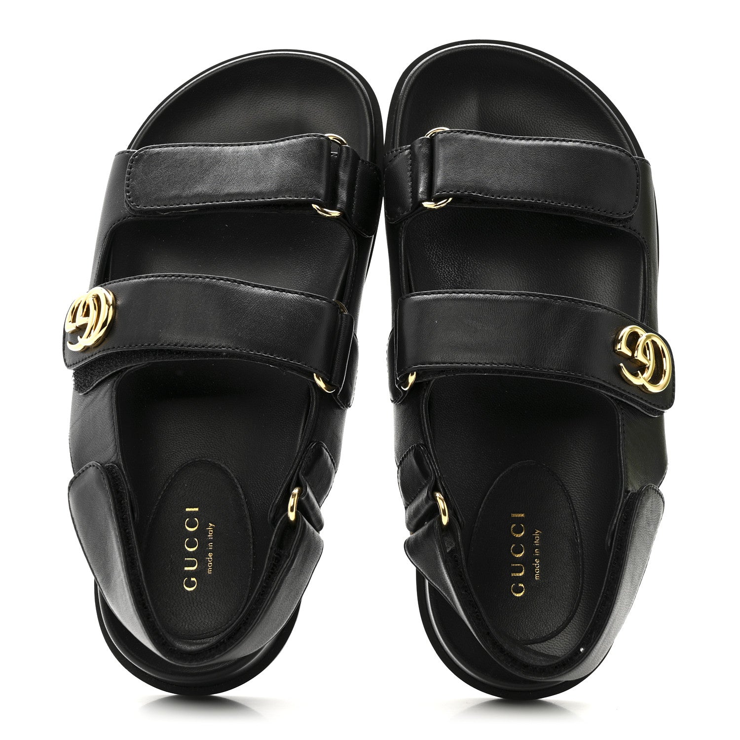 Nappa Charlotte Moritz GG Womens Dad Sandals 36.5 Black