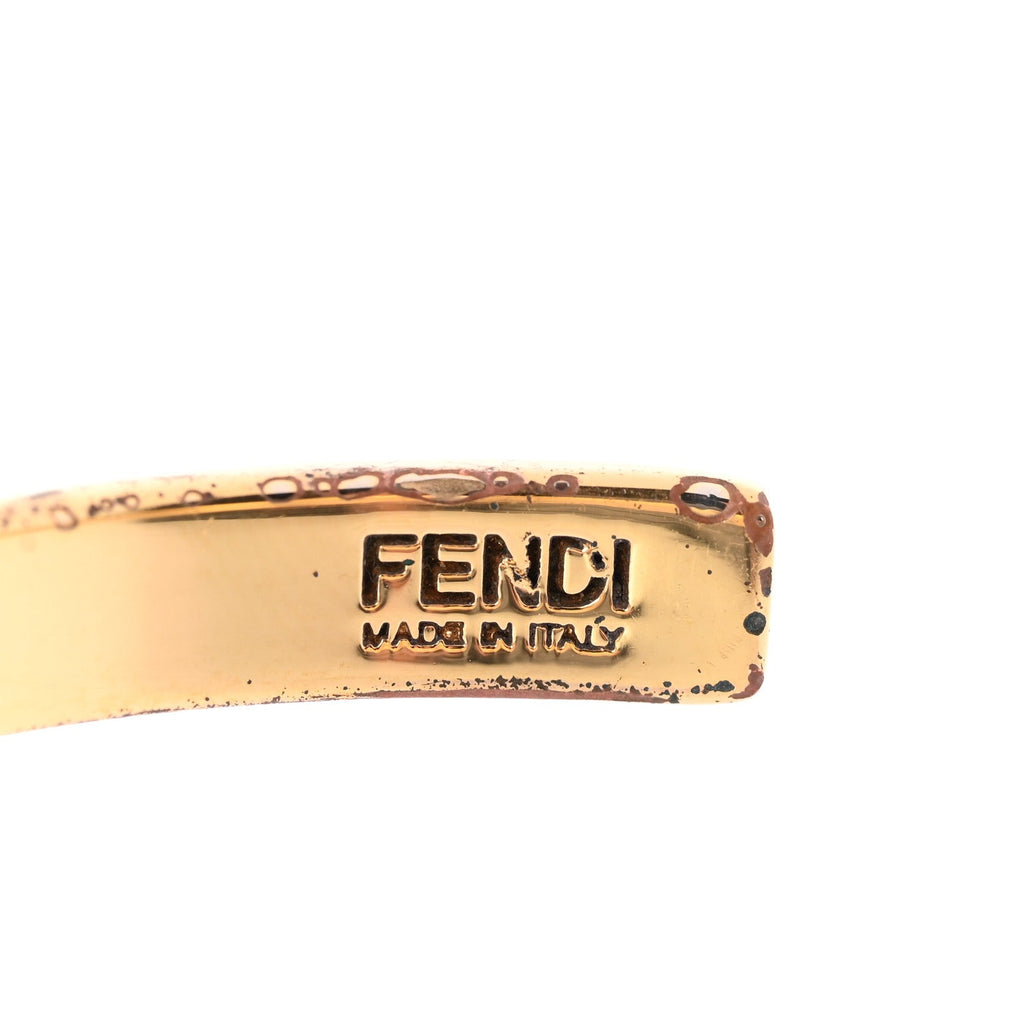 Metal Crystal F is Fendi Bracelet L Gold