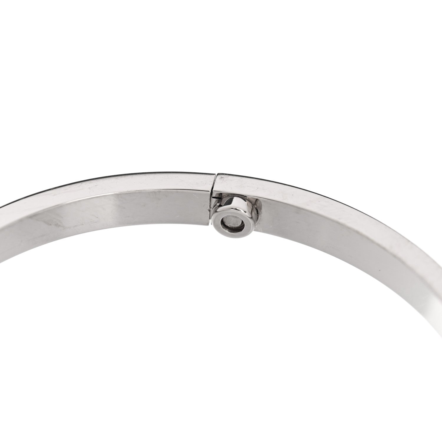 18K White Gold Small LOVE Bracelet 16