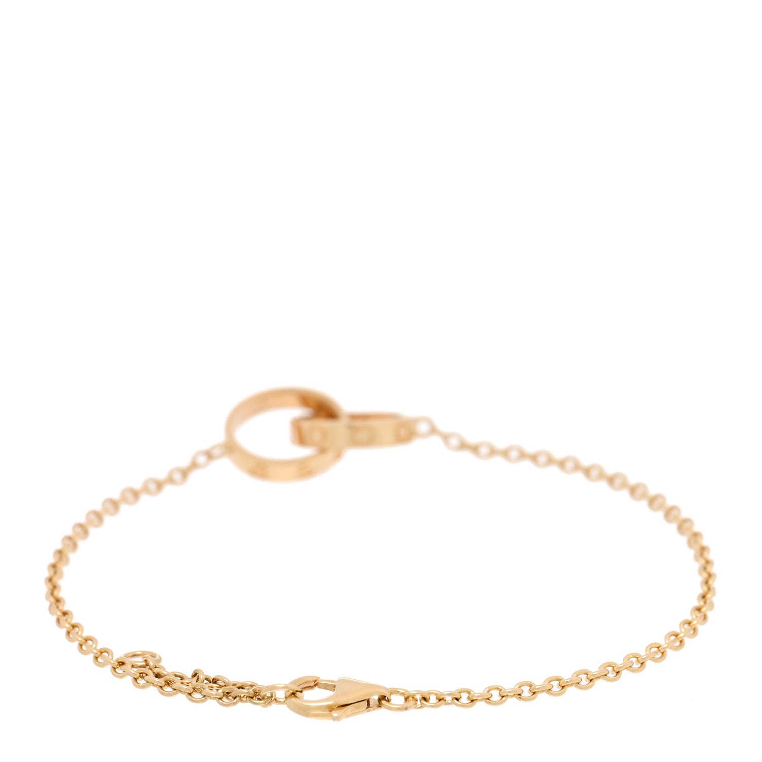18K Yellow Gold Interlocking LOVE Bracelet