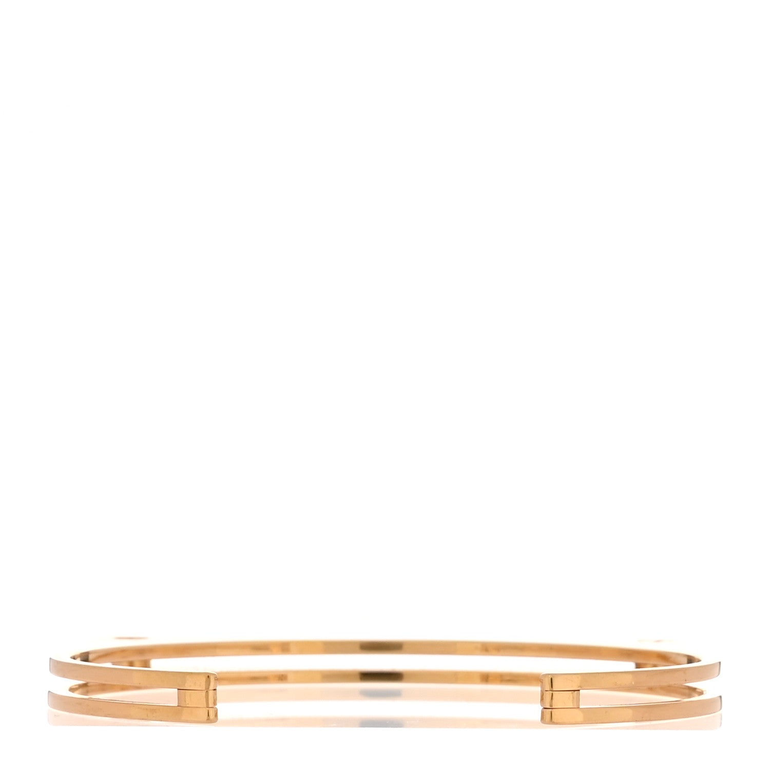 Metal Geometric Cuff Bracelet Gold