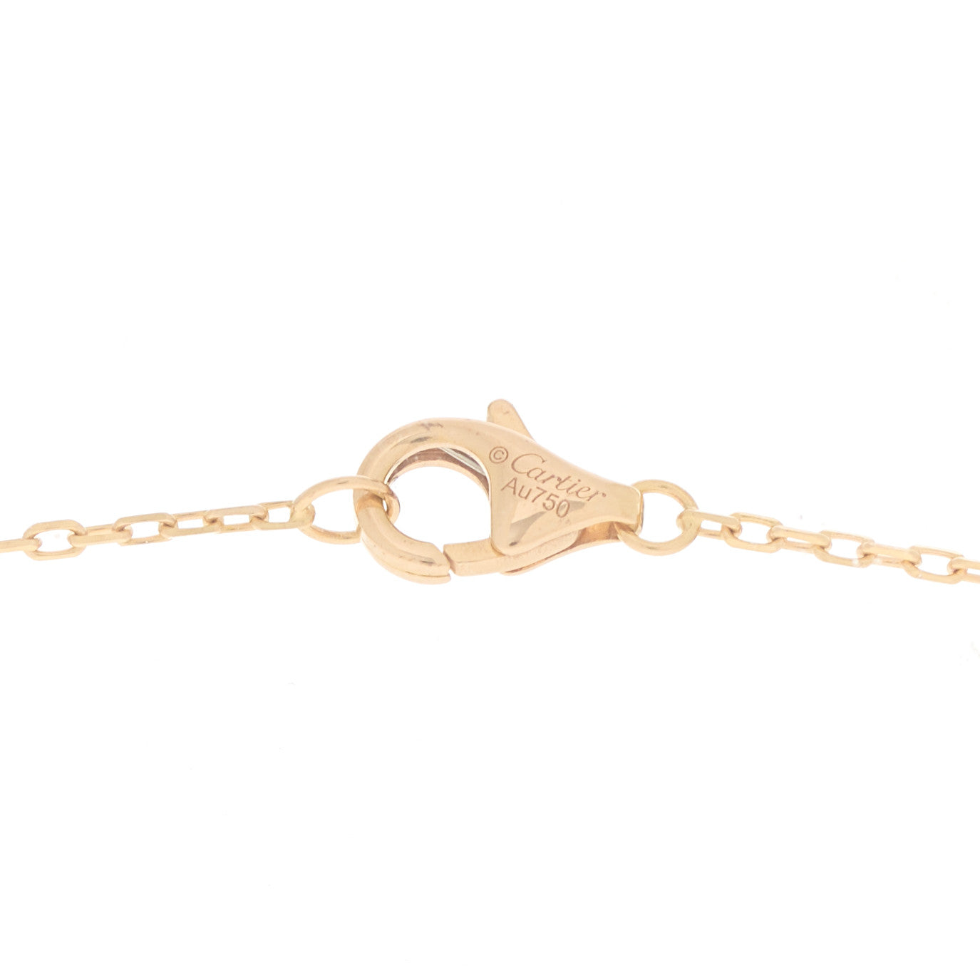 18K Pink Gold Pink Sapphire Trinity Pendant Necklace