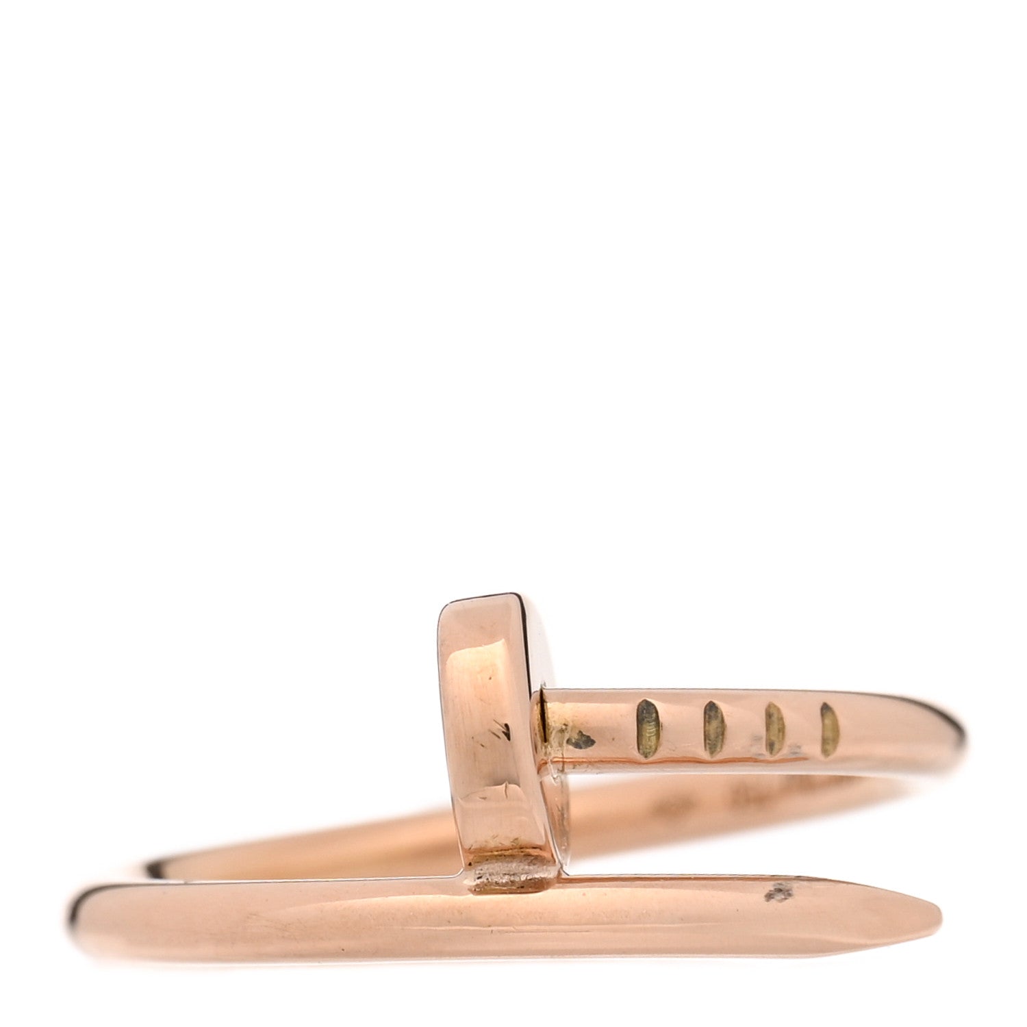 18K Pink Gold Small Juste Un Clou Ring 48 4.5