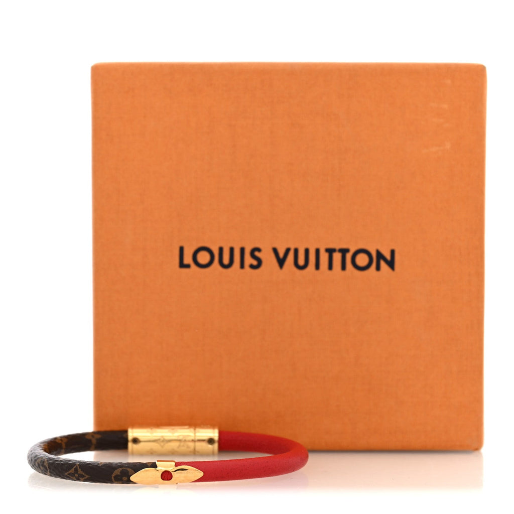 Monogram Daily Confidential Bracelet 17 Red