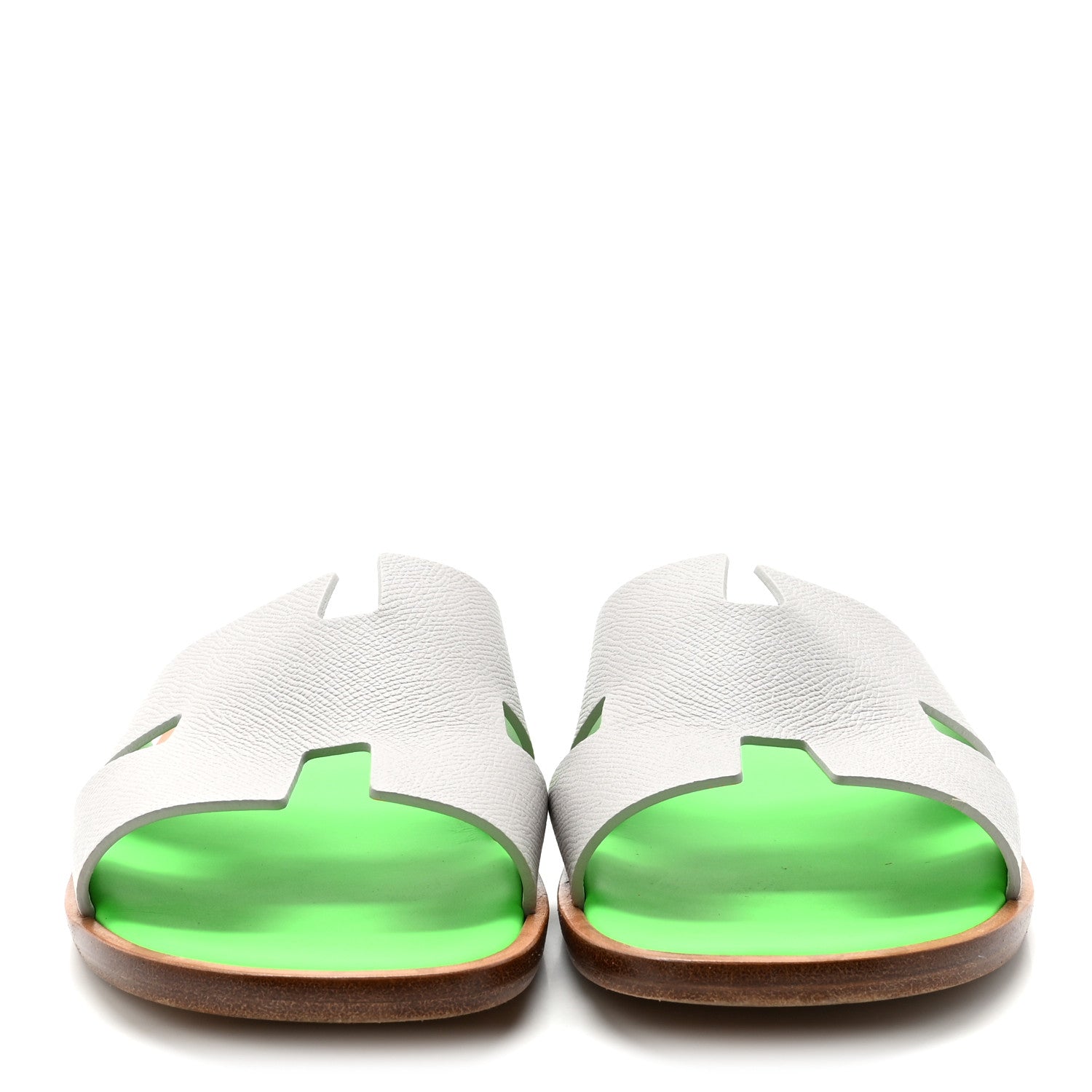 Epsom Mens Izmir Sandals 42 Gris Quartz Vert Fluo