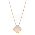 18K Yellow Gold Mother of Pearl Magic Alhambra Pendant Necklace