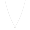 Platinum Diamond .35ct Solitaire Pendant Necklace