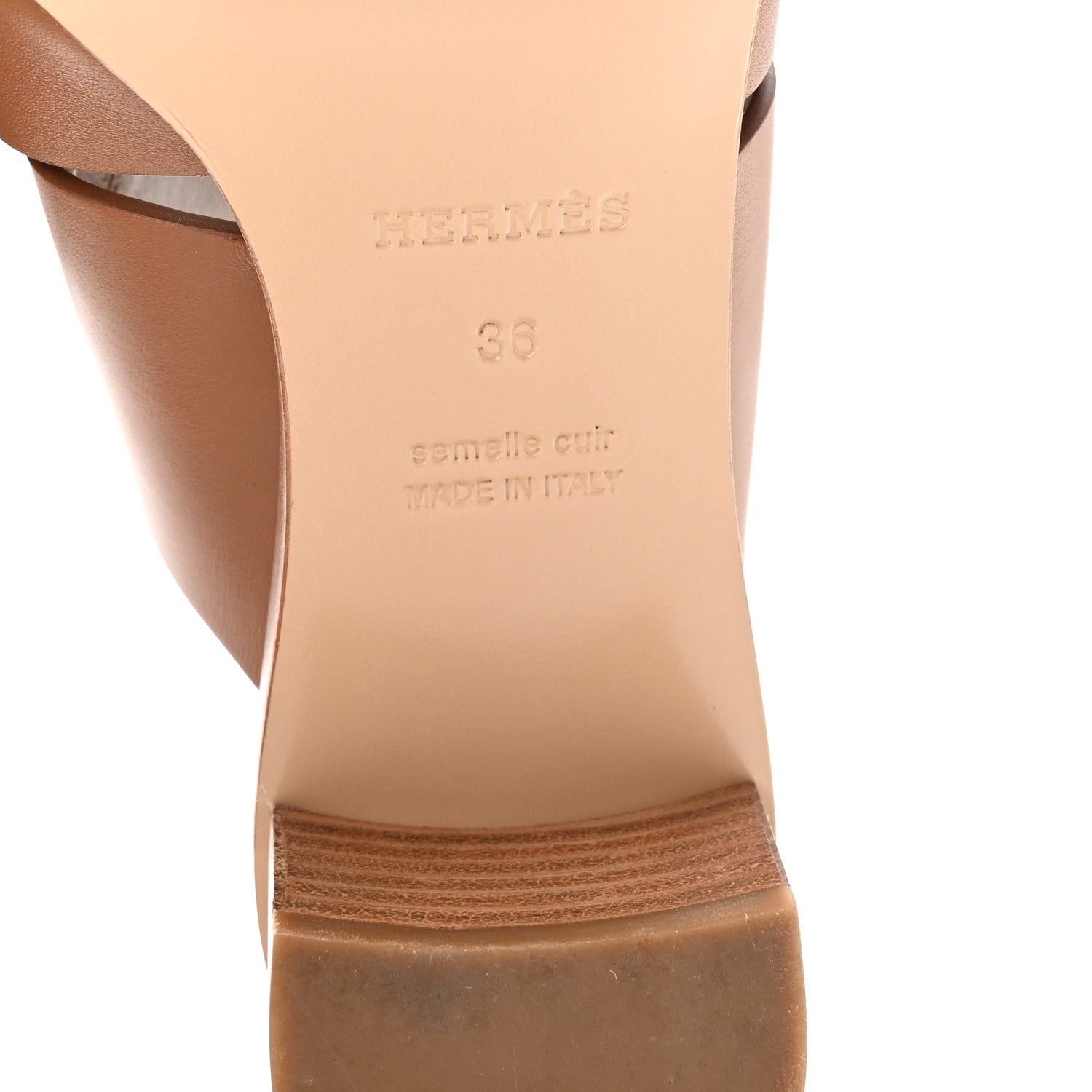 Calfskin Right Mules 36 Palissandre