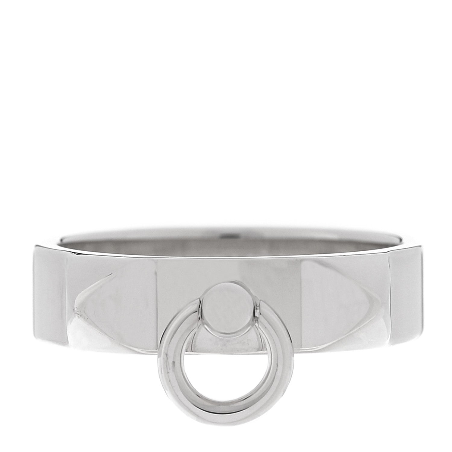 Sterling Silver PM Collier De Chien Ring 55 7.25