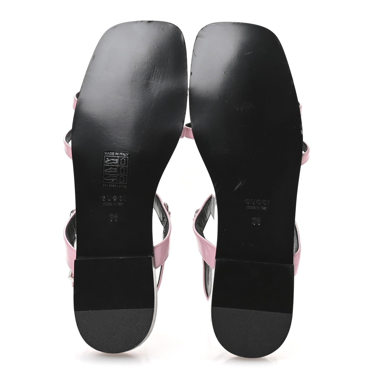 Calfskin Horsebit Divine Slingback Sandals 36 Pink