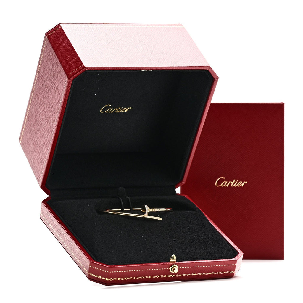 18K Yellow Gold Diamond Small Juste Un Clou Bracelet 15