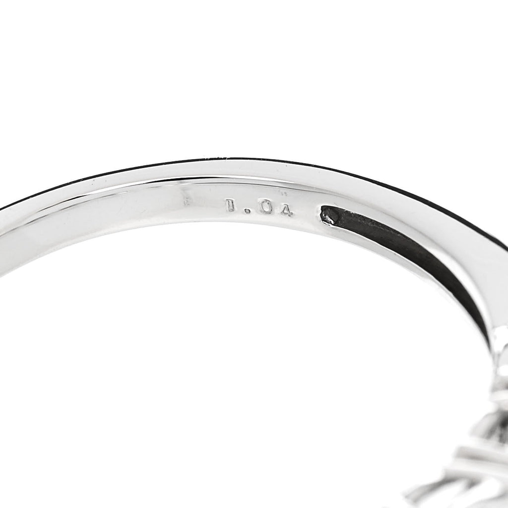 PARKER & WEST Platinum Diamond 1.04ct Half Eternity Band Ring 52 6