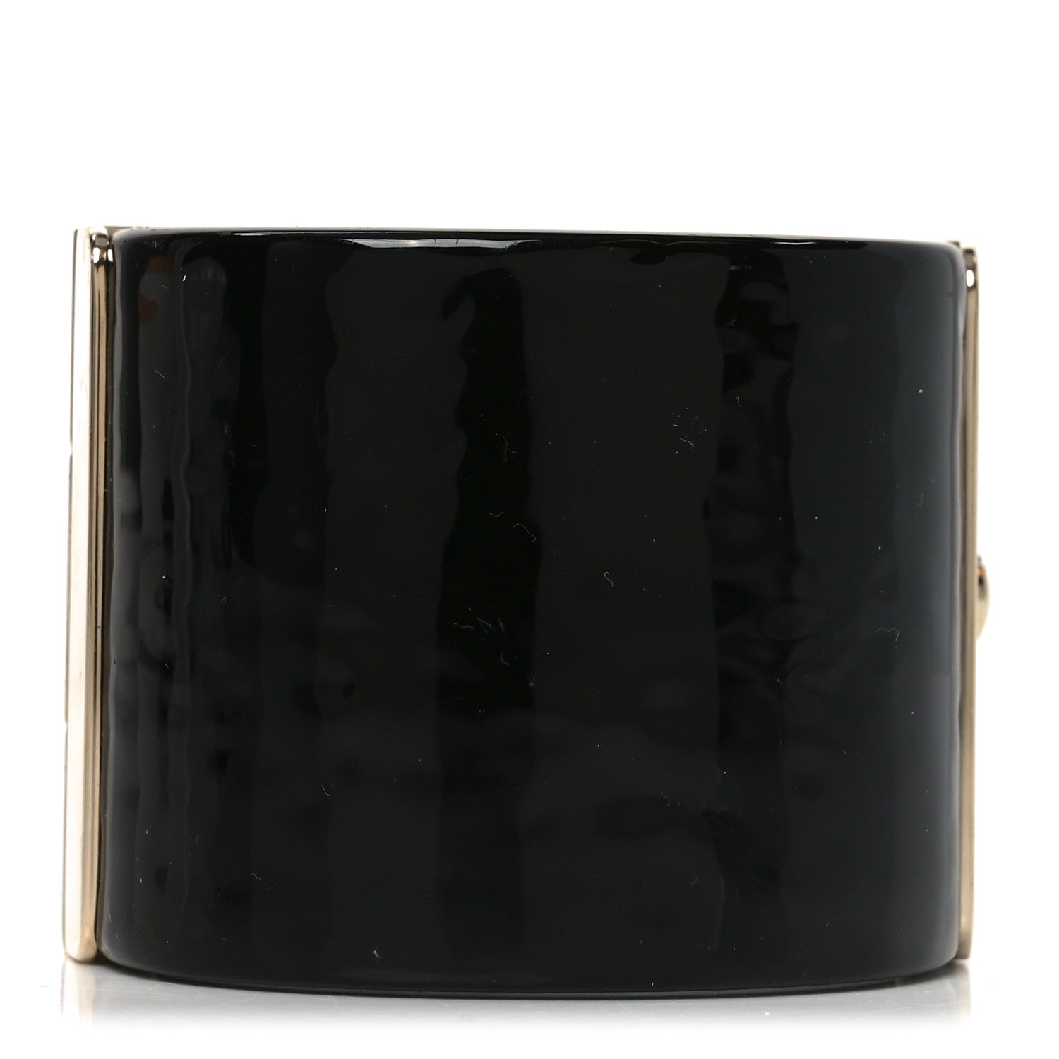 Resin Crystal CC Cuff Black Pink