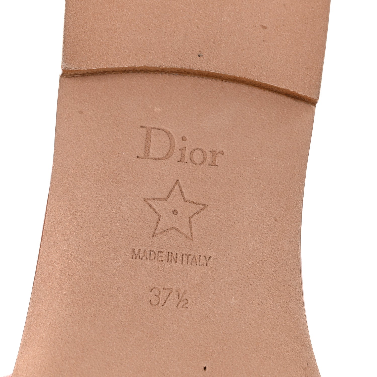 Canvas Toile De Jouy Embroidered Dway Flat Slide Sandals 37.5 Chateau Rose