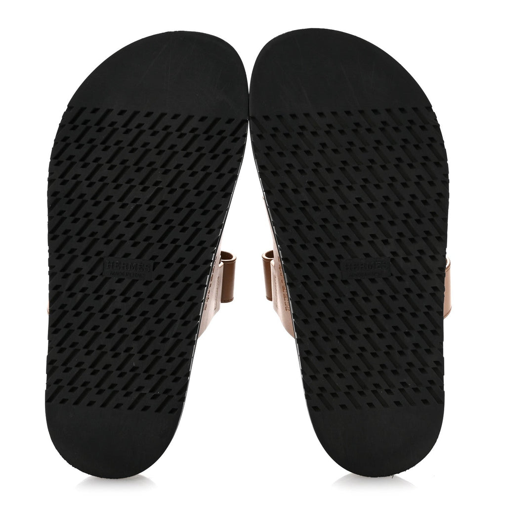 Calfskin Womens Chypre Sandals 37 Naturel
