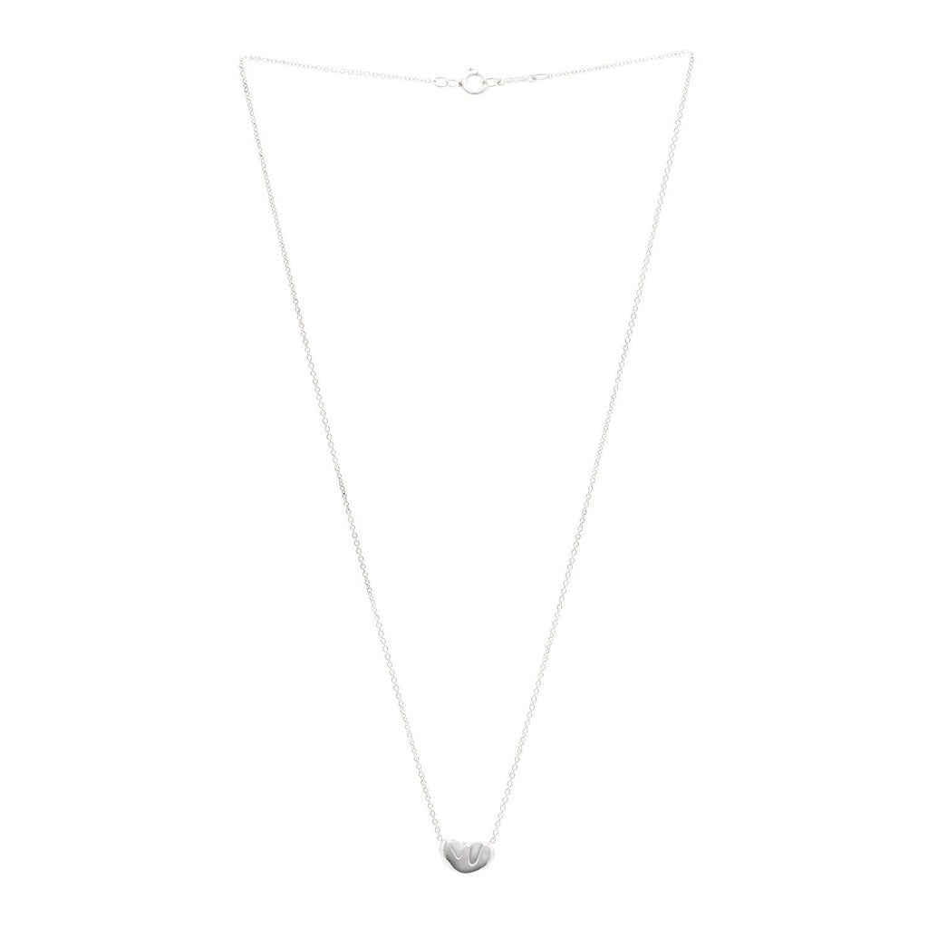 Sterling Silver 11mm Elsa Peretti Bean Pendant Necklace