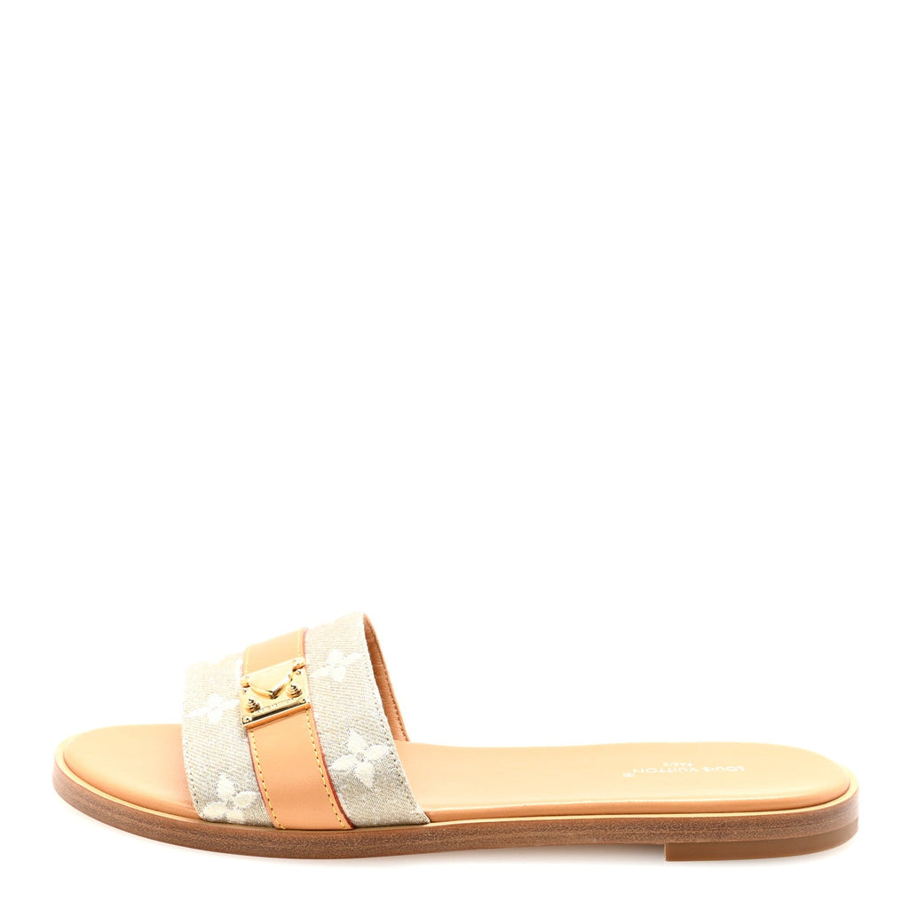 Monoglam Lock It Flat Mule 36.5 Gold