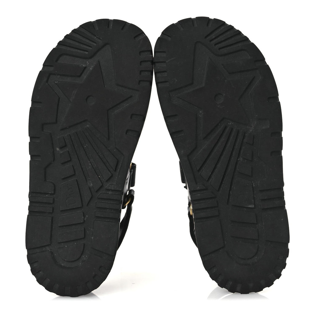 Lambskin Dioract 10mm Sandals 39 Black