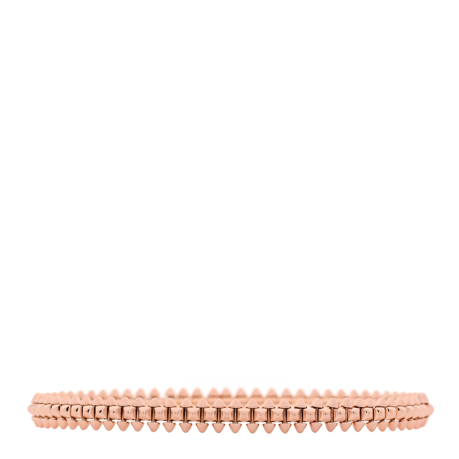 18K Pink Gold Small Clash De Cartier Bracelet 20