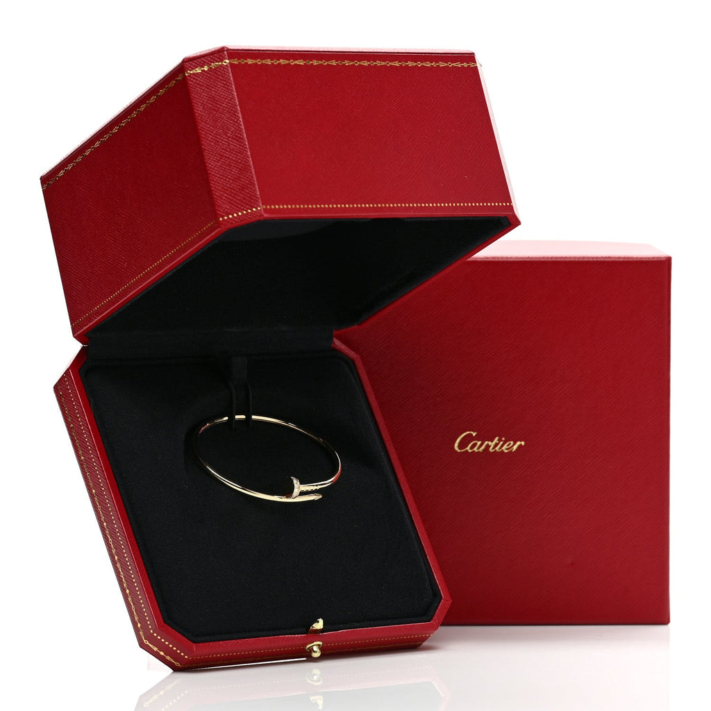 18K Yellow Gold Diamond Small Juste Un Clou Bracelet 15