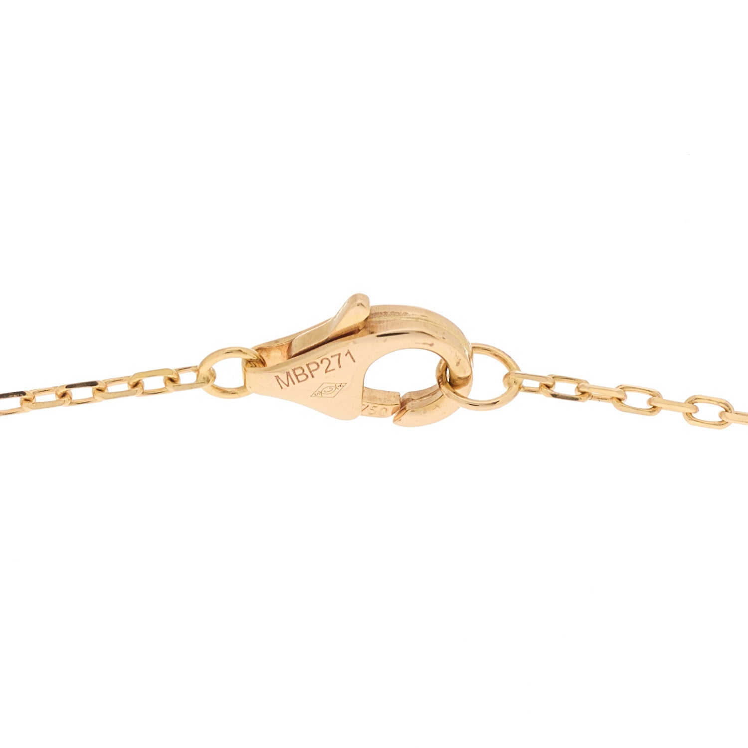 18K Pink Gold Pink Sapphire Trinity Pendant Necklace
