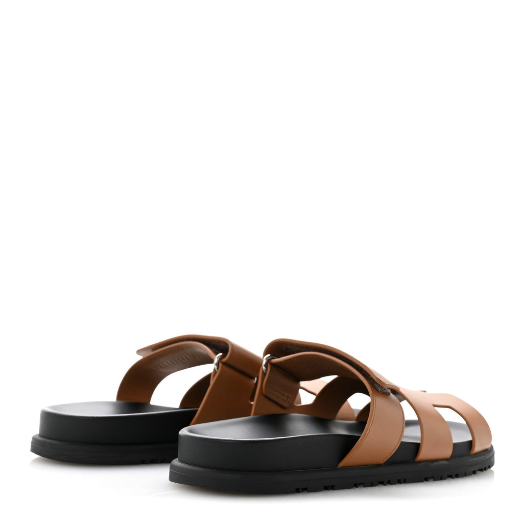 Calfskin Womens Chypre Sandals 37 Naturel