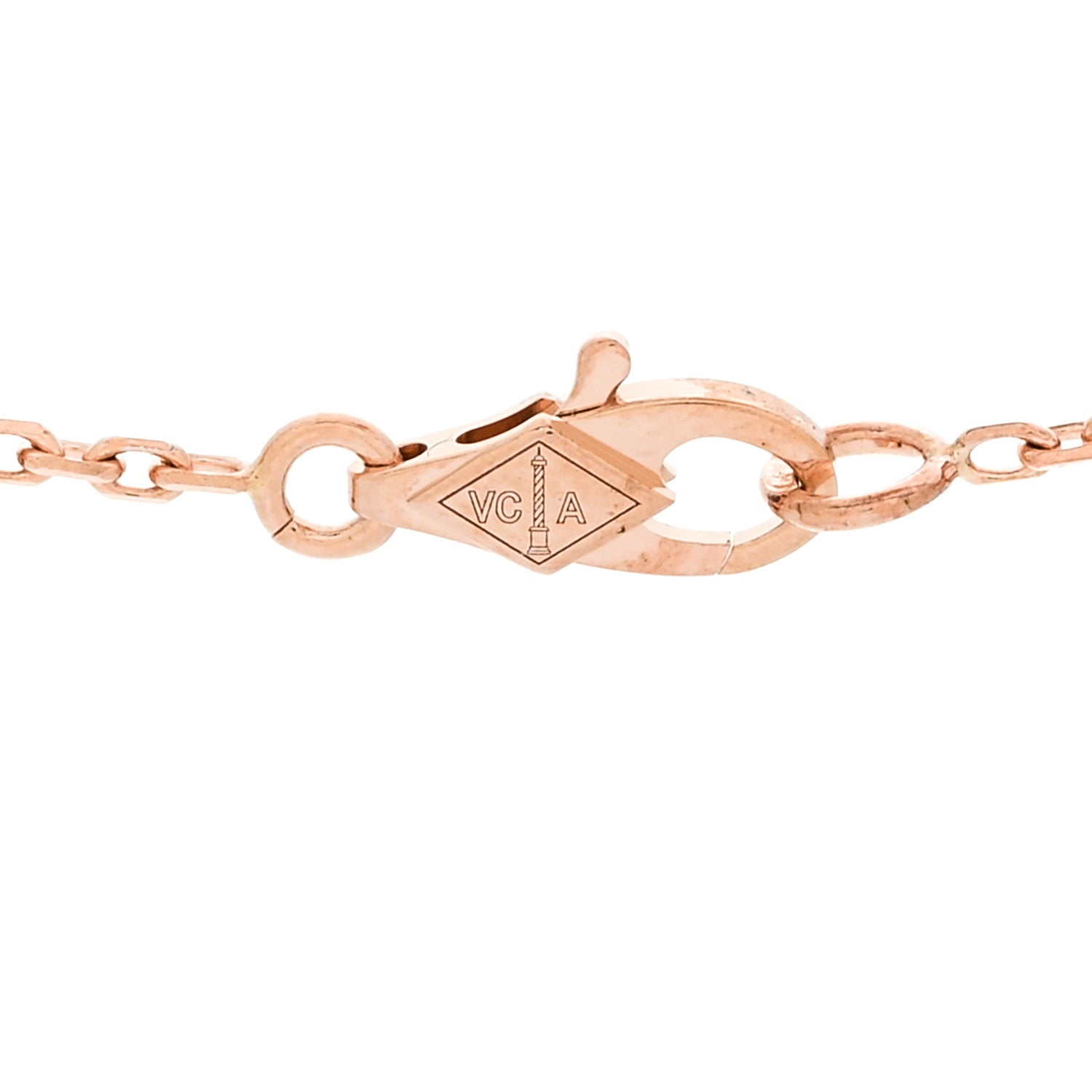 18K Rose Gold 16 Motifs Sweet Alhambra Necklace