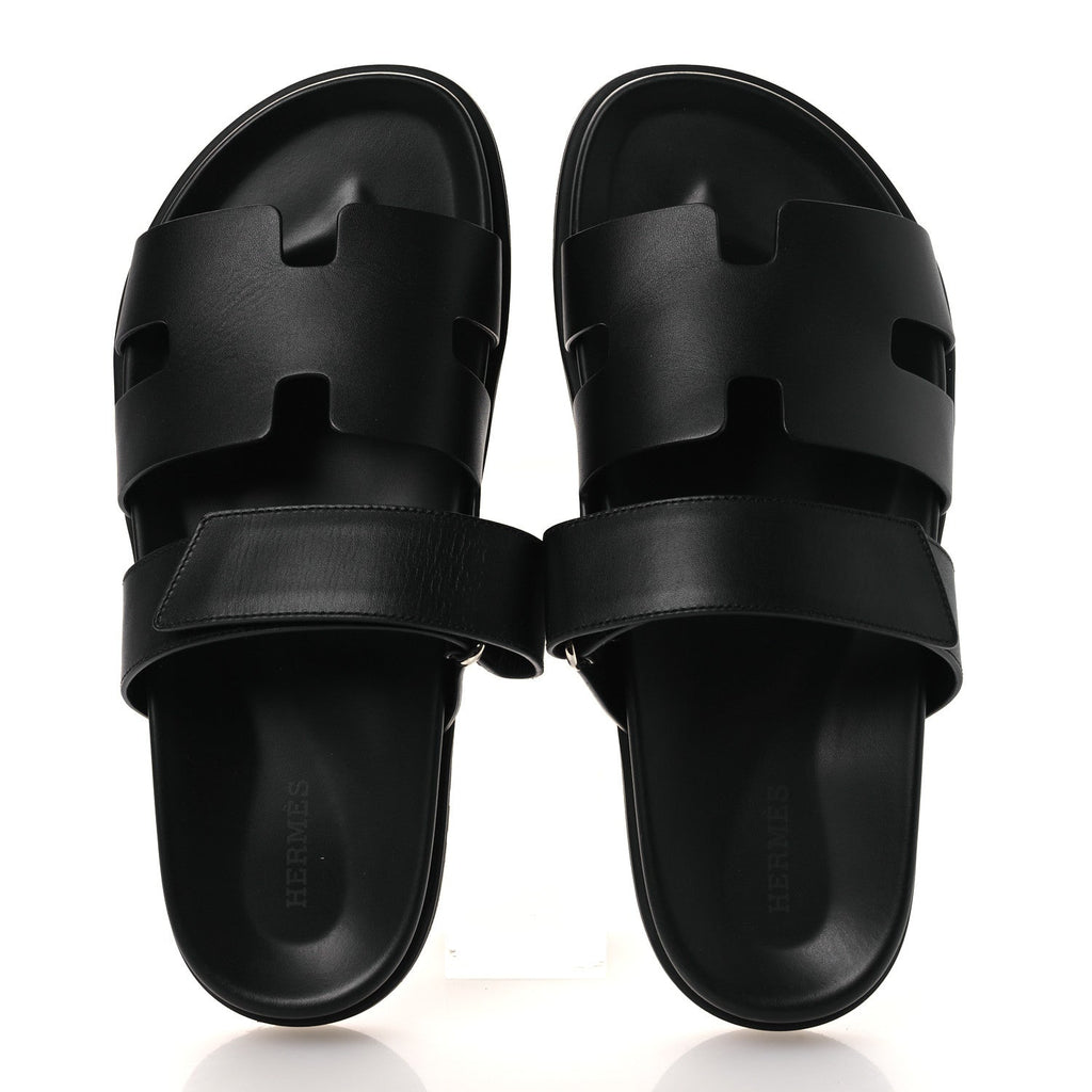 Calfskin Womens Chypre Sandals 40 Black