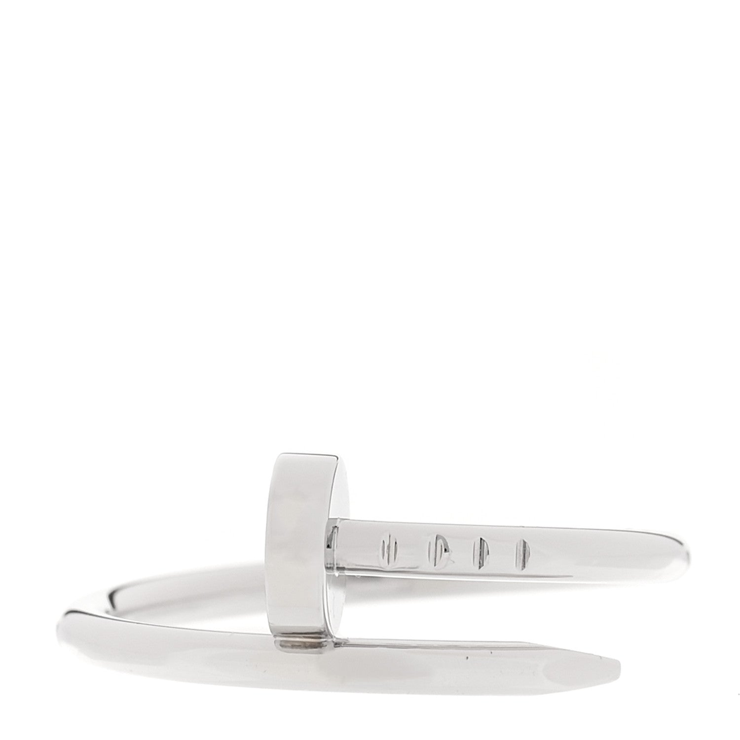 18K White Gold Small Juste Un Clou Ring 52 6