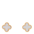 18K Yellow Gold Mother of Pearl Sweet Alhambra Earrings