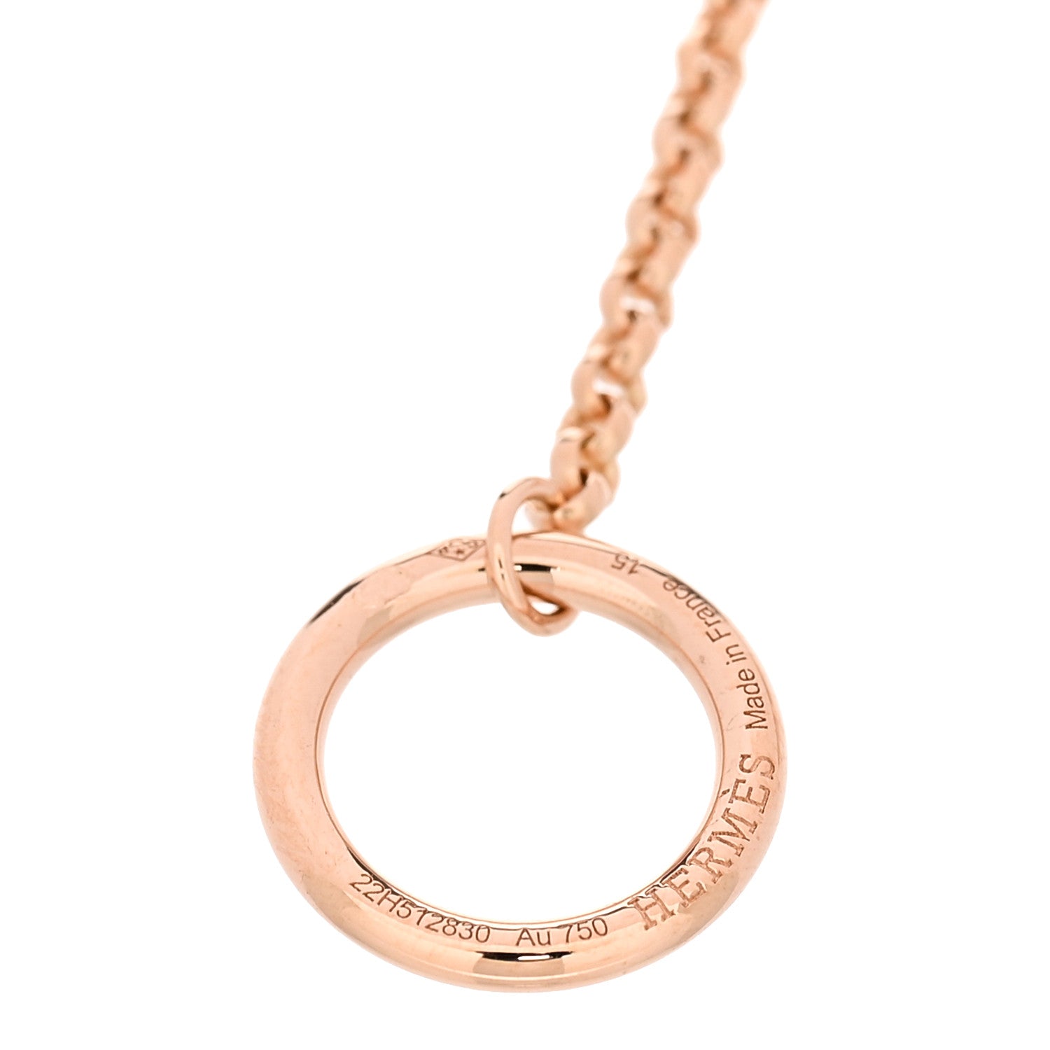18K Rose Gold Diamond MM Clou d'H Bracelet