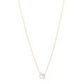 18K Rose Gold Diamond Finesse Pendant Necklace
