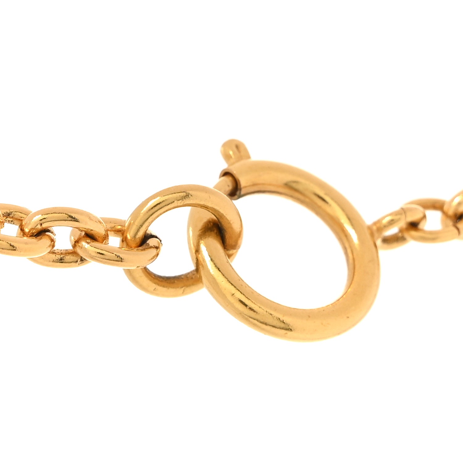 CC Pendant Necklace Gold