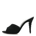 Boucle Tweed La 16 95 Mule Sandals 37 Black