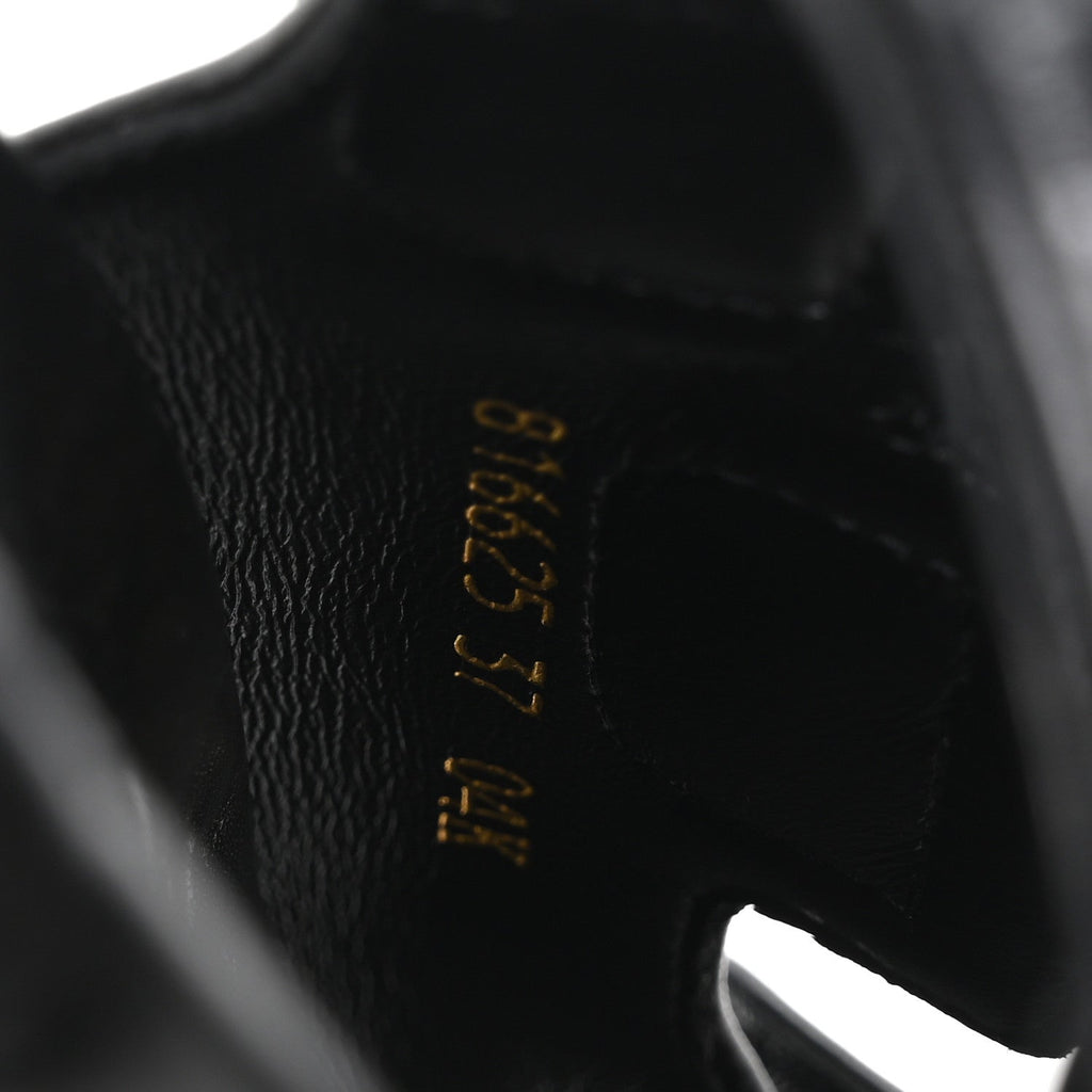 Guccissima GG Embossed Womens Sandals 37 Black