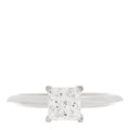 Platinum Diamond 1.04ct Princess Solitaire Engagement Ring 52 6