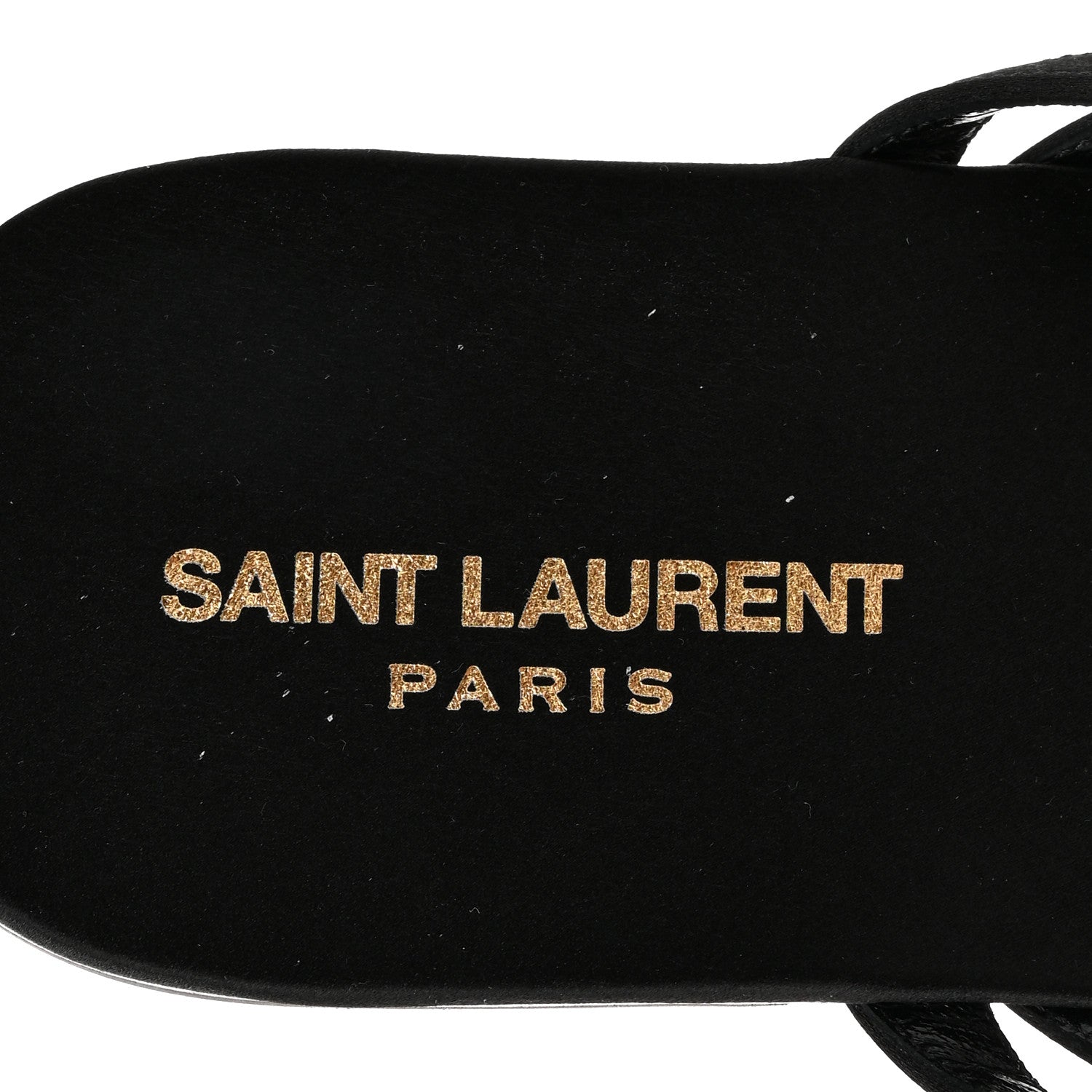 Crepe Satin Laszlo Sandals 39.5 Black