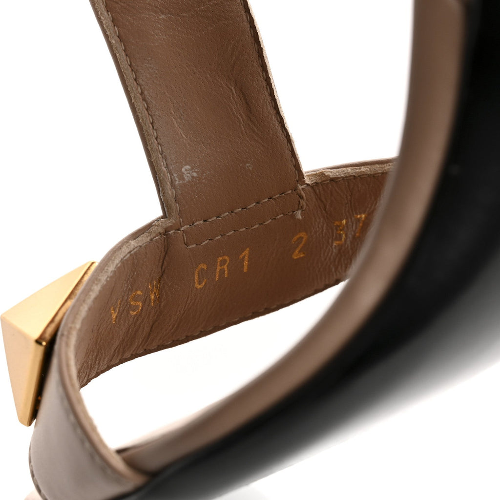 Calfskin Roman Stud 90mm Sandals 37 Rose Cannelle