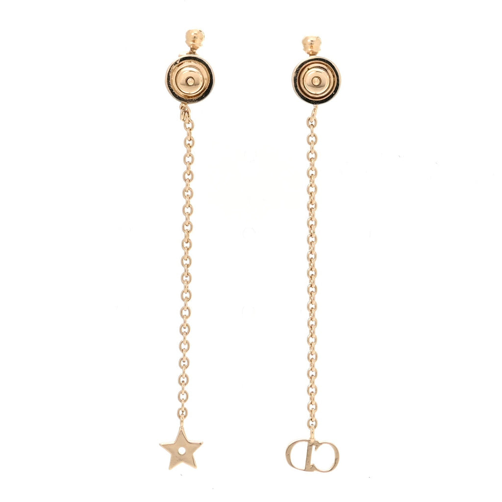 Pearl La Petite Tribale Dangle Chain Earrings Gold