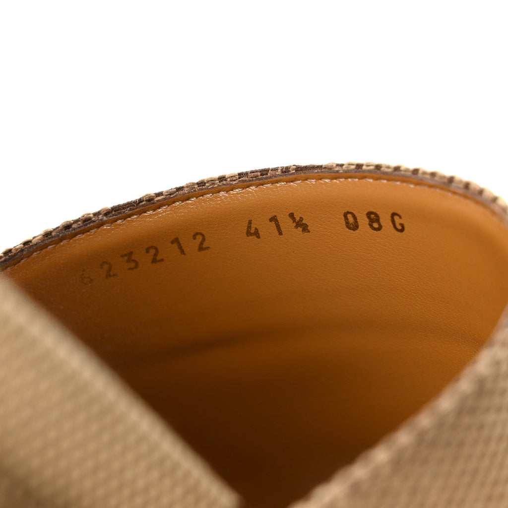 Monogram Maxi GG Angelina Platform 55mm Slide Sandals 41.5 Camel Ebony