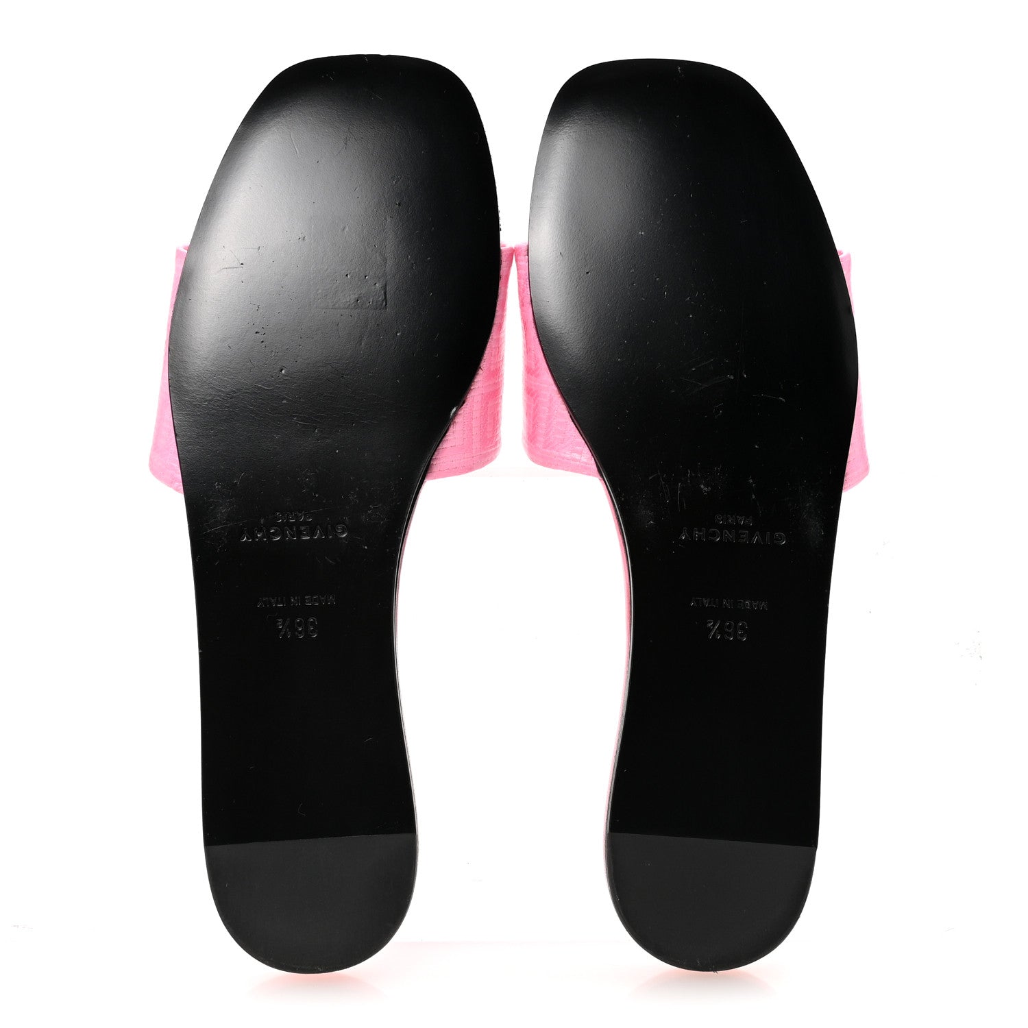Coated Canvas Logo 4G Embossed Flat Sandals 36.5 Pink