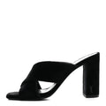Velvet LouLou Mules 36 Black