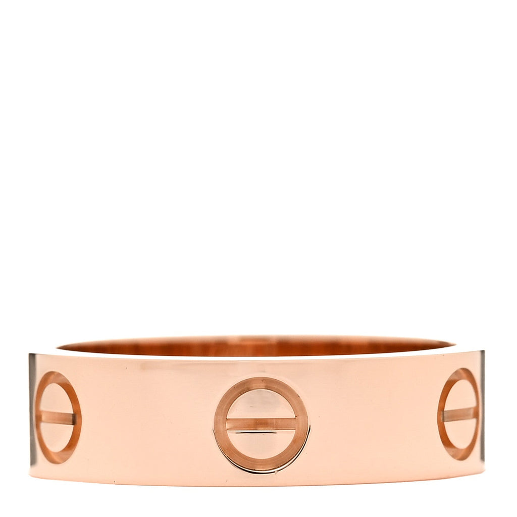 18K Pink Gold 5.5mm LOVE Ring 55 7.25